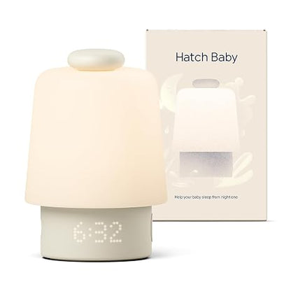 Máquina de sonido para bebés Hatch y generador de rutina de luz nocturna (Putty)