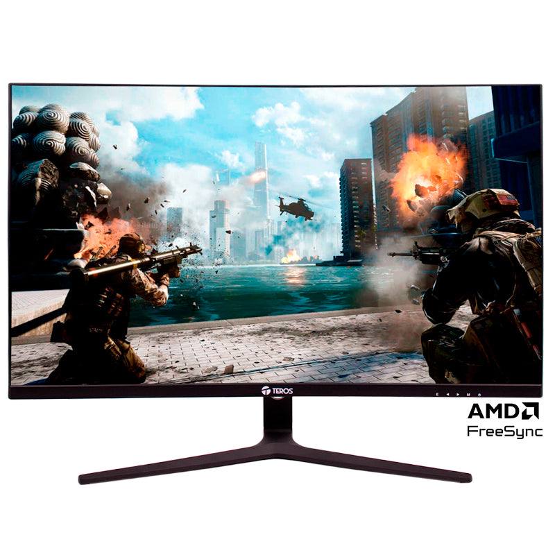 Monitor curvo Teros TE-2731S, 27" VA, 100Hz, 1920x1080, Full HD, HDMI, VGA, VESA, FREESYNC