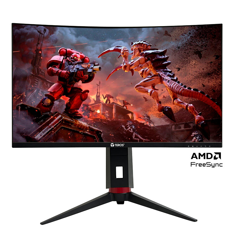 Monitor curvo Teros TE-2766G, 27" VA 180 Hz, 1920x1080 FHD, HDMI / DP / FREESYNC /VESA