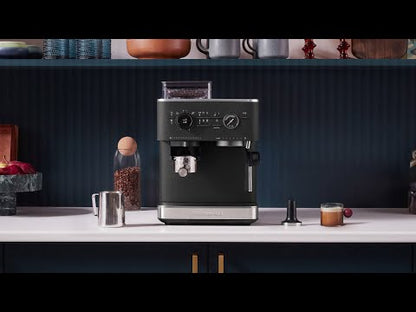 Máquina de Café Espresso Semiautomática con molinillo de rebabas - KitchenAid
