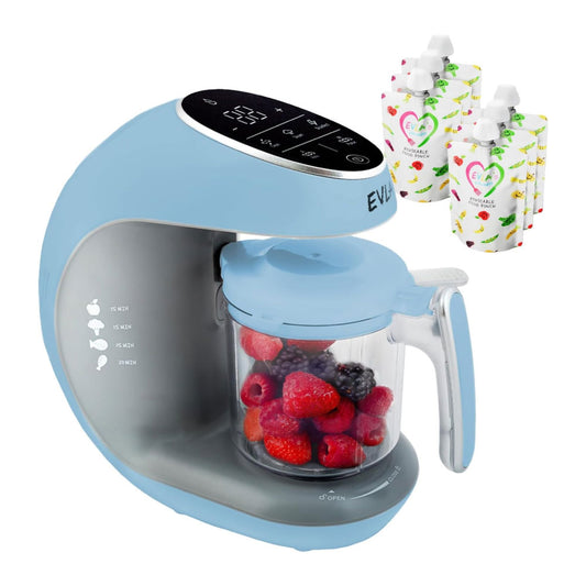 Máquina para hacer alimentos para bebés, vaporera, licuadora - EVLA'S