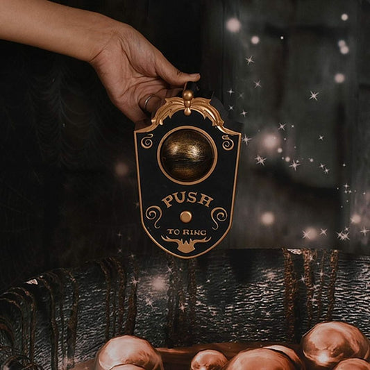 Timbre Embrujado con Globo Ocular Animado – Decoración de Halloween | Ideal para Puertas y Casas Encantadas 🎃👻